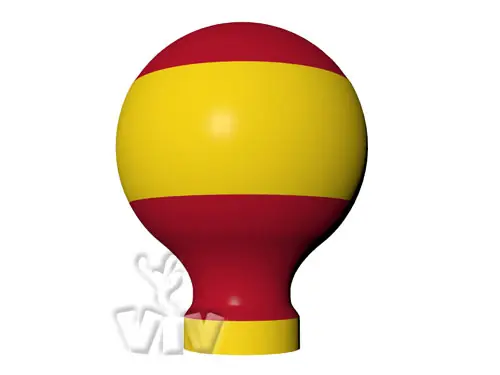 Balloon with narrowing 4 m commercial promotional inflatable balloon