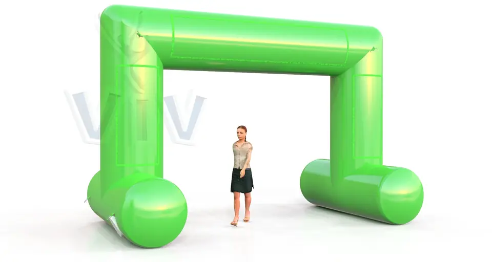 Rectangular self - standing gate 5 m commercial promotional inflatable gate