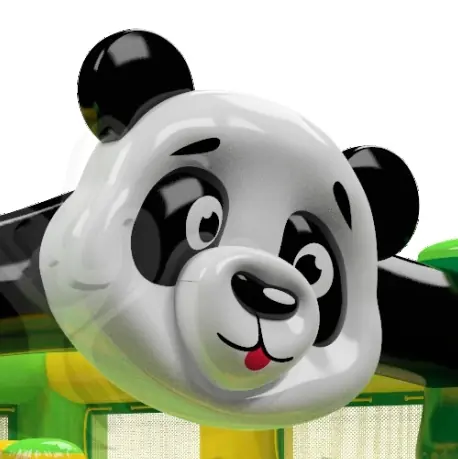 Active Center with pool Panda commercial inflatable active center