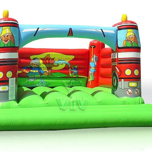 Bounce Fire truck without roof commercial inflatable bounce